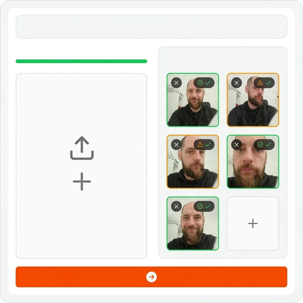 Upload Your Selfies